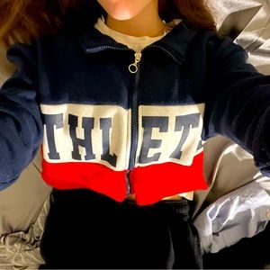 Sporty athletic jacket )^o^(